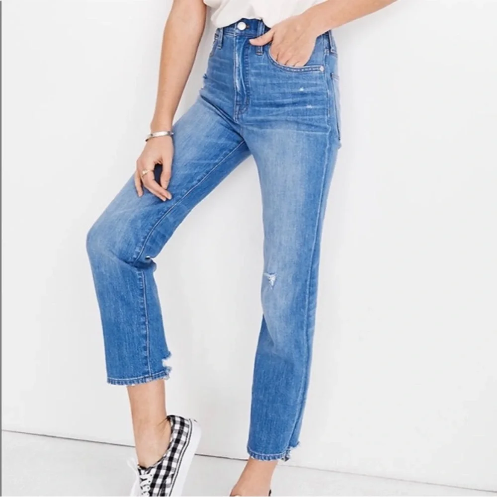 Madewell classic straight jean in Novello wash Size 29 - Picture 1 of 11